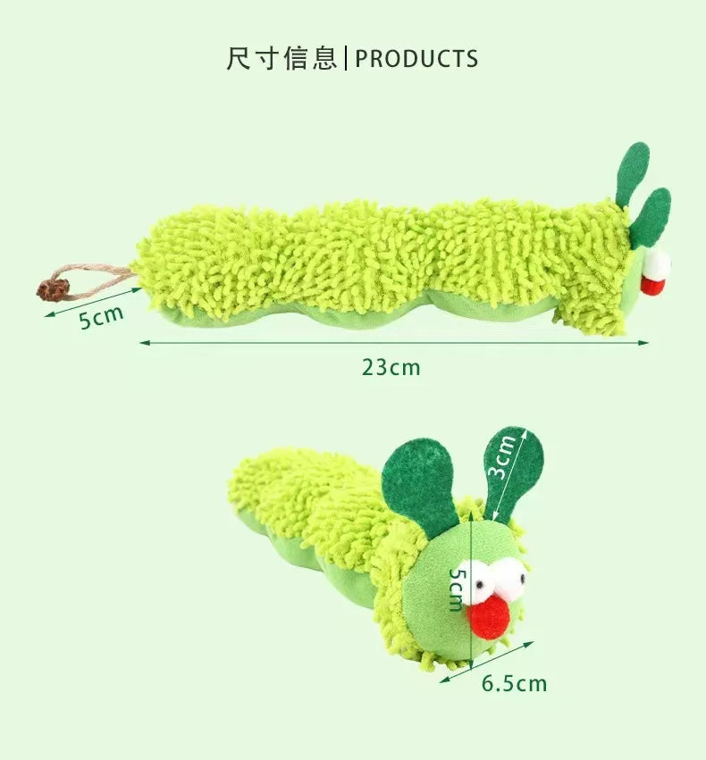 Funnycatstick Catnip Cat Sticks Plush Interactive Toys with Sisal Scratch Bite Resistant Insect Repellent